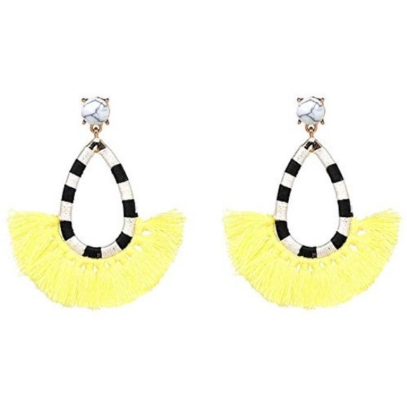 Bohemian Tassel Earrings | Several Colors - Picture 6 of 7